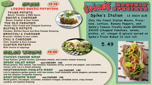 customized digital signage content for your digital sign